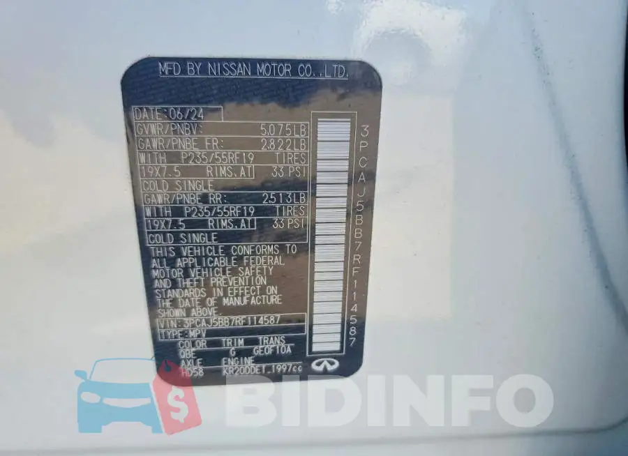 3PCAJ5BB7RF114587 Photo# 13