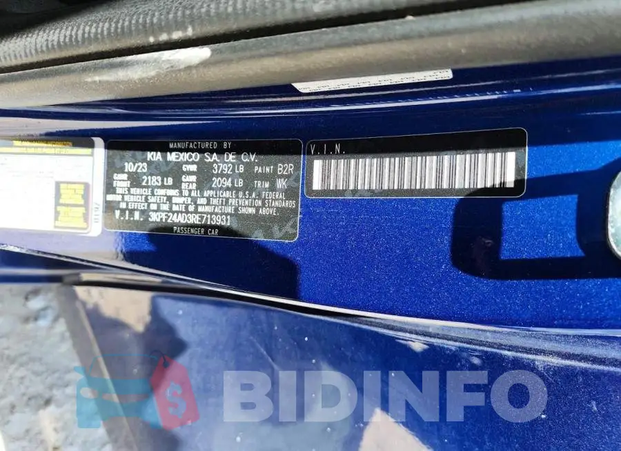 3KPF24AD3RE713931 Photo# 12