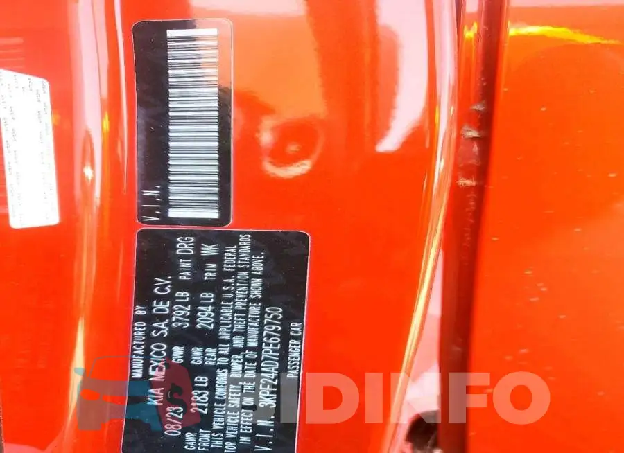 3KPF24AD7PE679750 Photo# 13