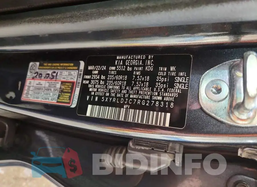 5XYRLDJC7RG278318 Photo# 13