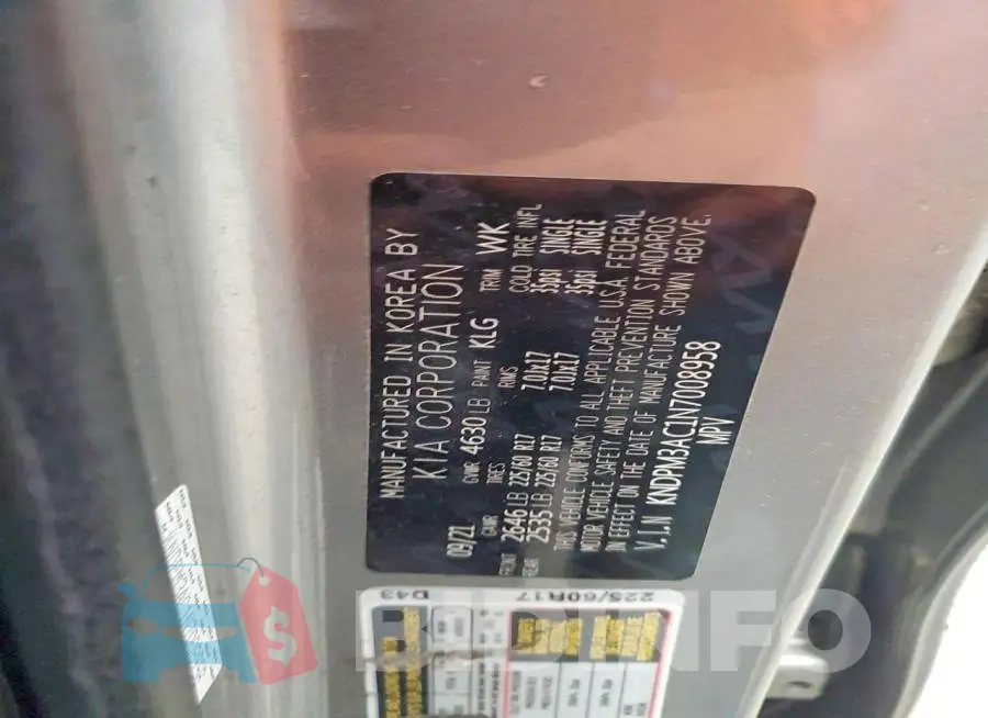 KNDPM3AC1N7008958 Photo# 13