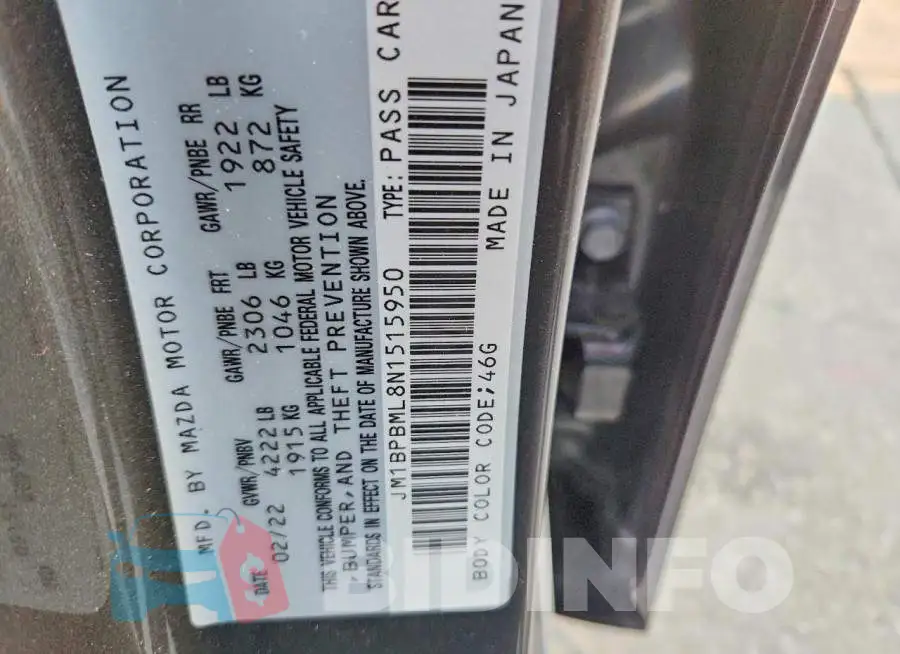 JM1BPBML8N1515950 Photo# 13