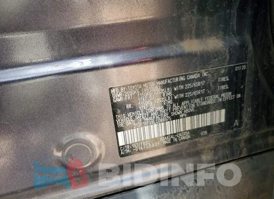 2T3F1RFVXLC088975 Photo# 12