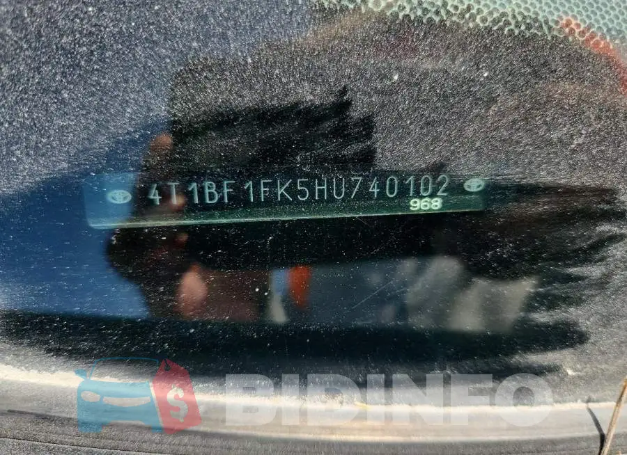 4T1BF1FK5HU740102 Photo# 12
