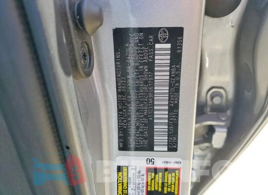 4T1C31AK9PU617017 Photo# 12