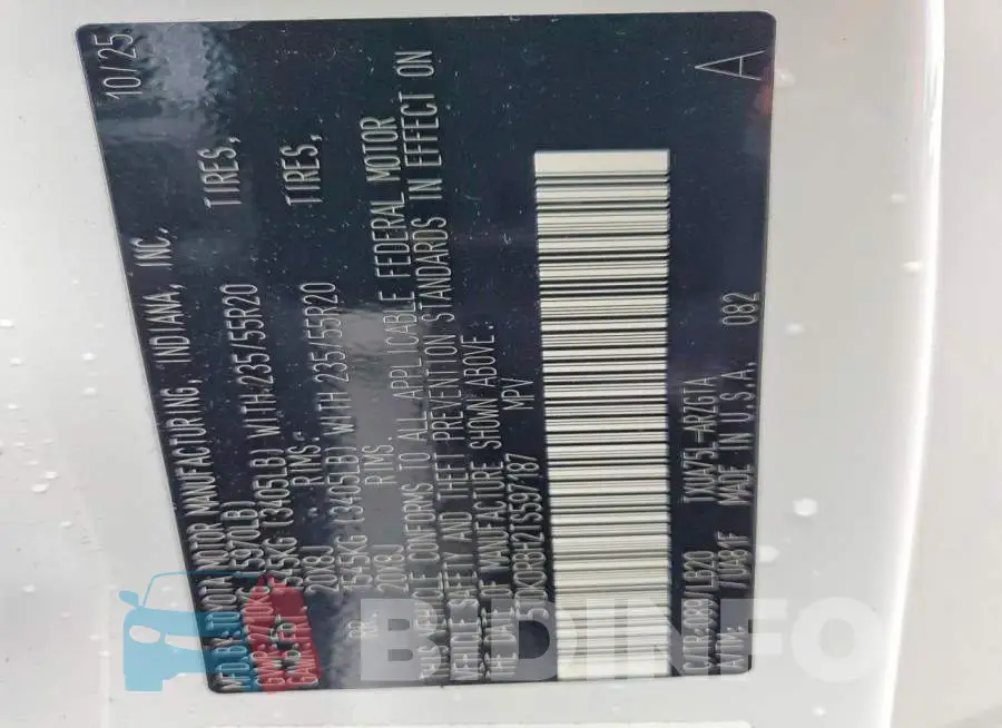 5TDKDRBH2TS597187 Photo# 13