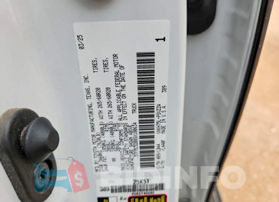 5TFMC5DB8SX100634 Photo# 12
