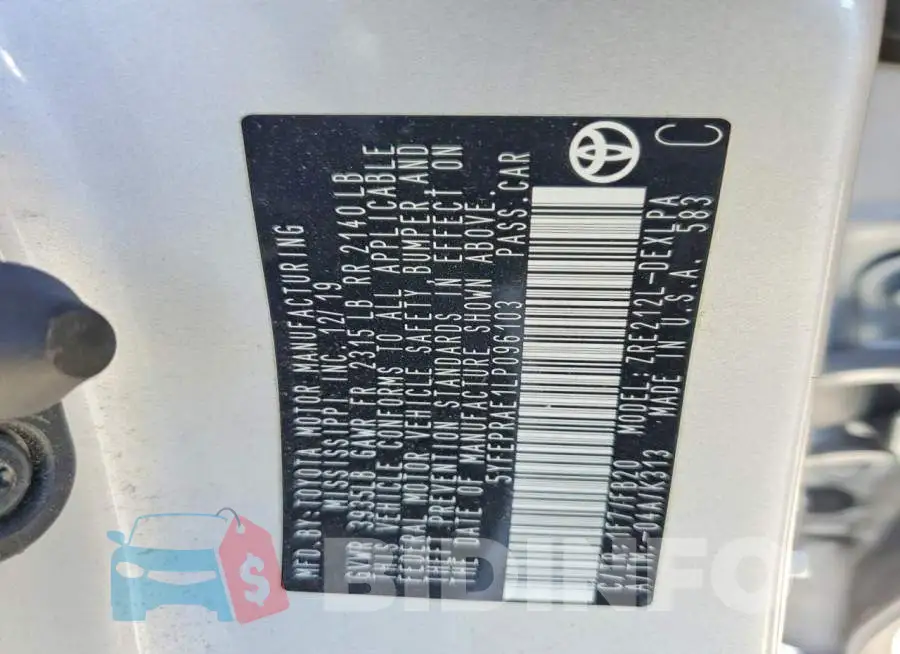5YFEPRAE1LP096103 Photo# 12