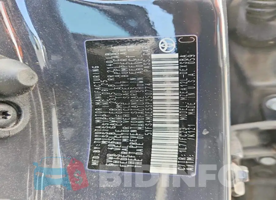 5YFS4MCE5SP250774 Photo# 13