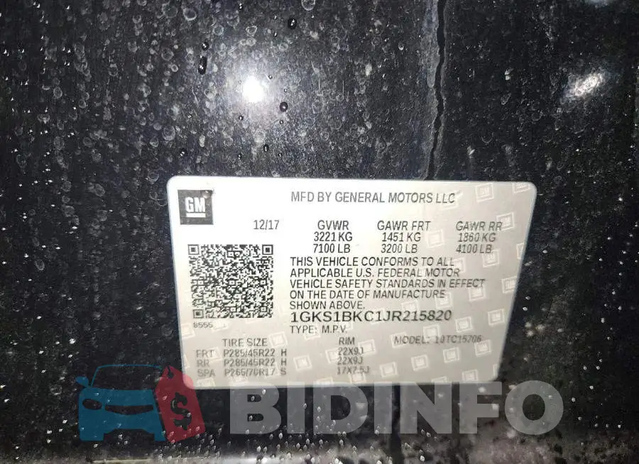 1GKS1BKC1JR215820 Photo# 14