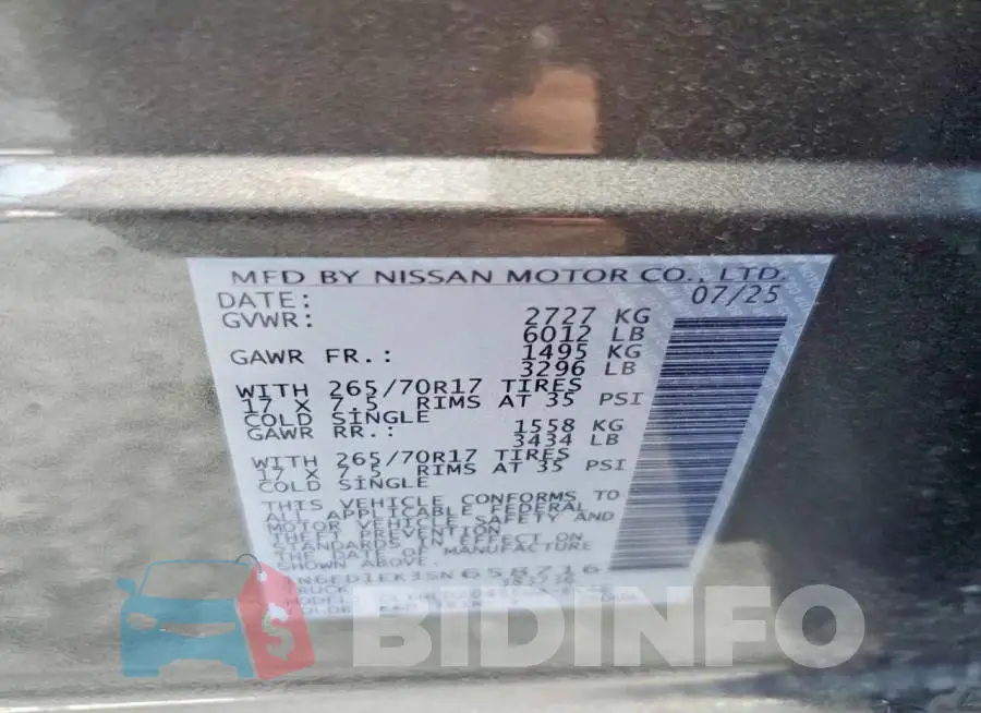 1N6ED1EK3SN658716 Photo# 12