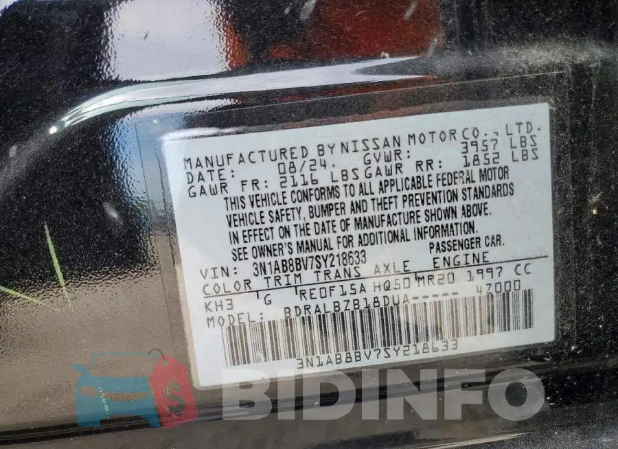 3N1AB8BV7SY218633 Photo# 12