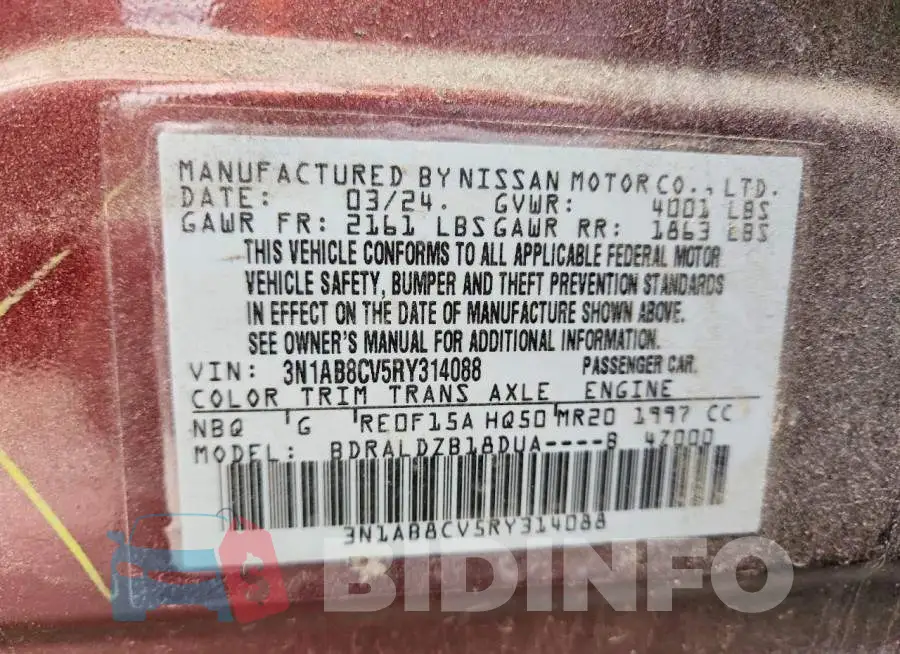 3N1AB8CV5RY314088 Photo# 12