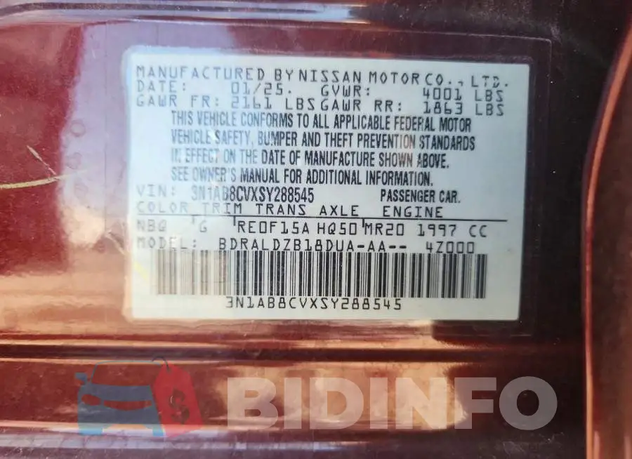 3N1AB8CVXSY288545 Photo# 12