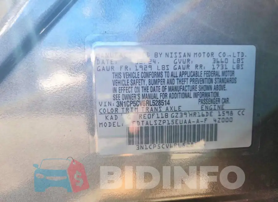 3N1CP5CV6RL528514 Photo# 13