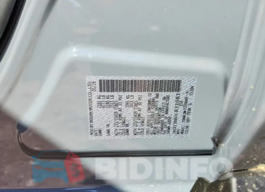 5N1BT3BB6TC831081 Photo# 13
