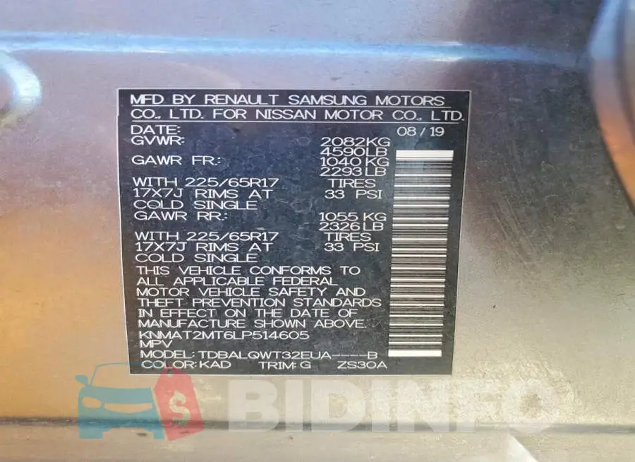 KNMAT2MT6LP514605 Photo# 14