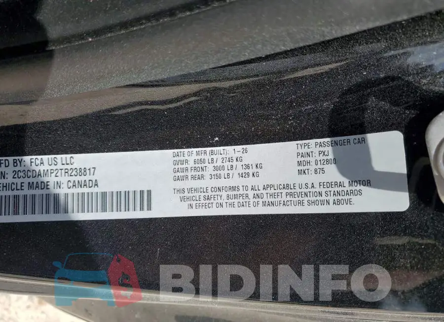 2C3CDAMP2TR238817 Photo# 12