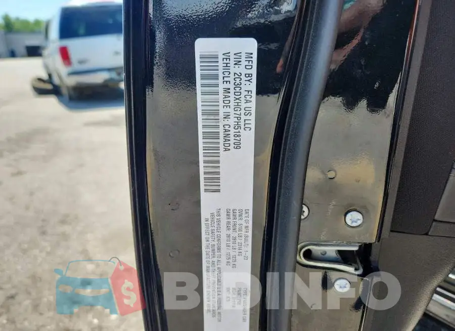 2C3CDXHG7PH518709 Photo# 12