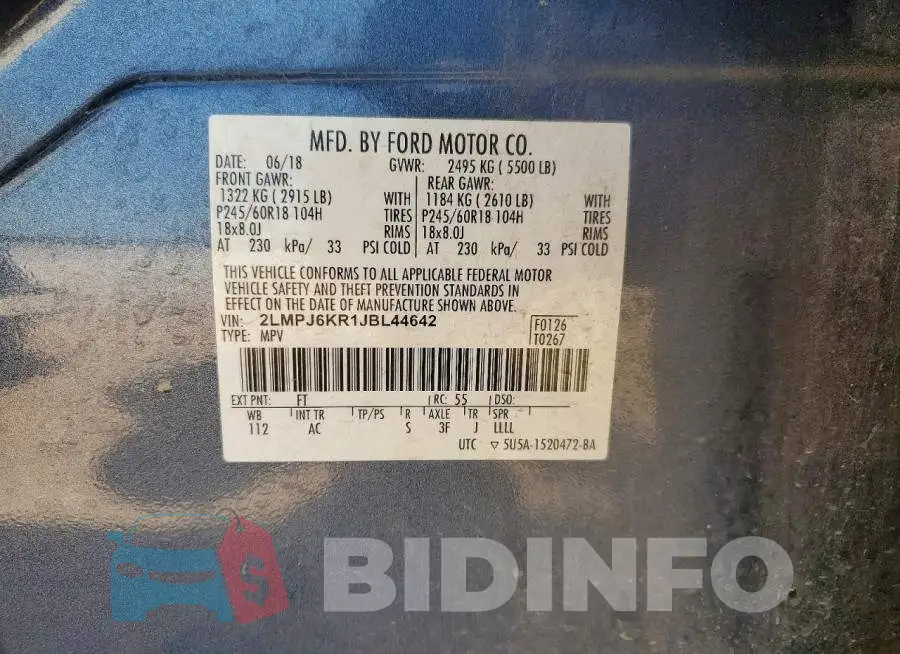 2LMPJ6KR1JBL44642 Photo# 13