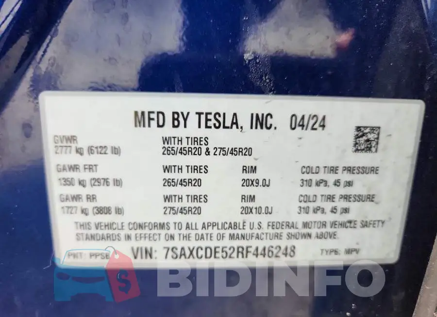 7SAXCDE52RF446248 Photo# 12