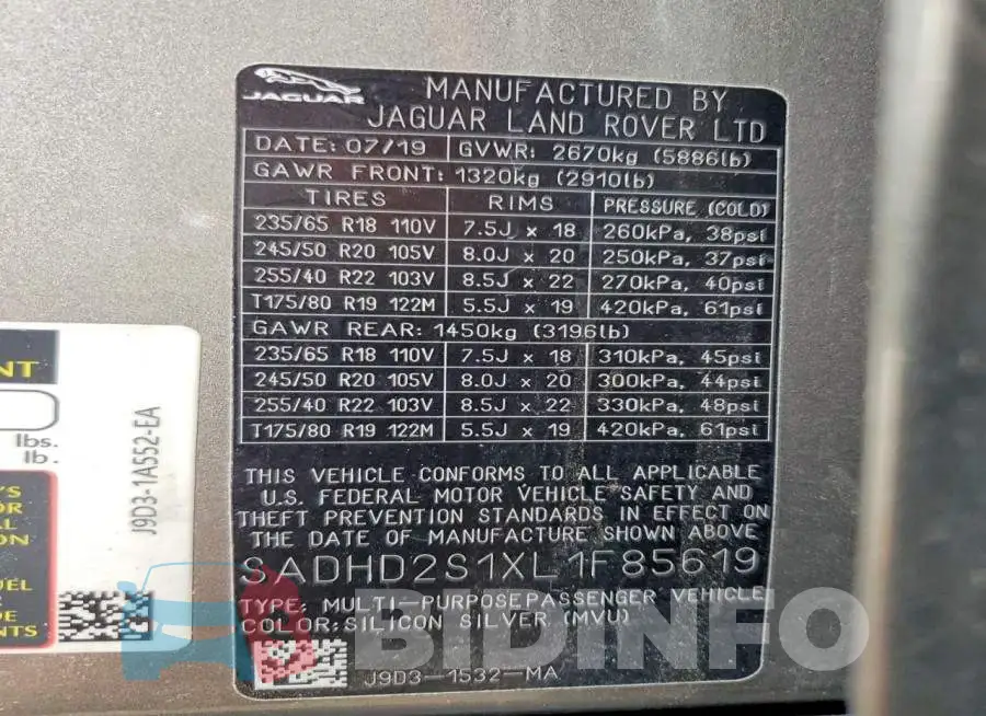 SADHD2S1XL1F85619 Photo# 13