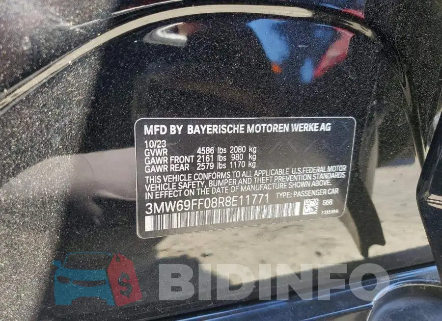 3MW69FF08R8E11771 Photo# 13