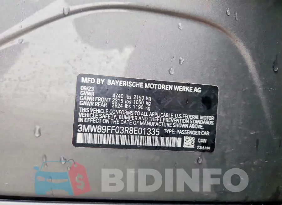 3MW89FF03R8E01335 Photo# 12