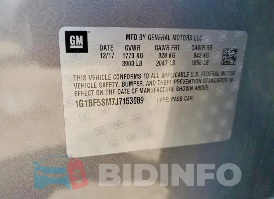 1G1BF5SM7J7153089 Photo# 12