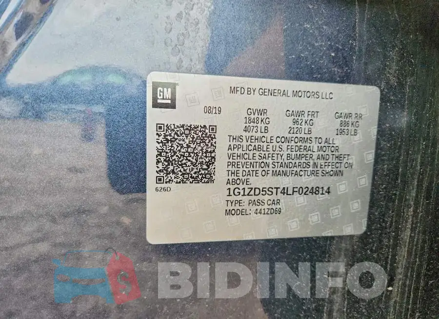 1G1ZD5ST4LF024814 Photo# 12