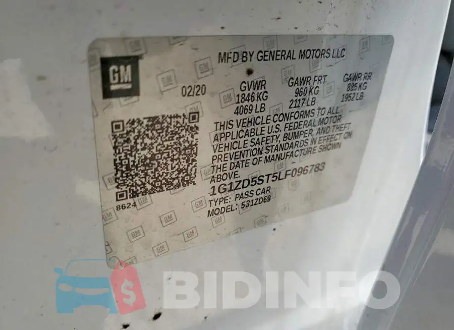 1G1ZD5ST5LF096783 Photo# 12