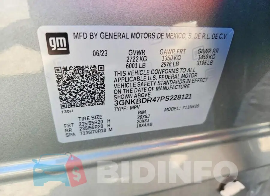 3GNKBDR47PS228121 Photo# 14