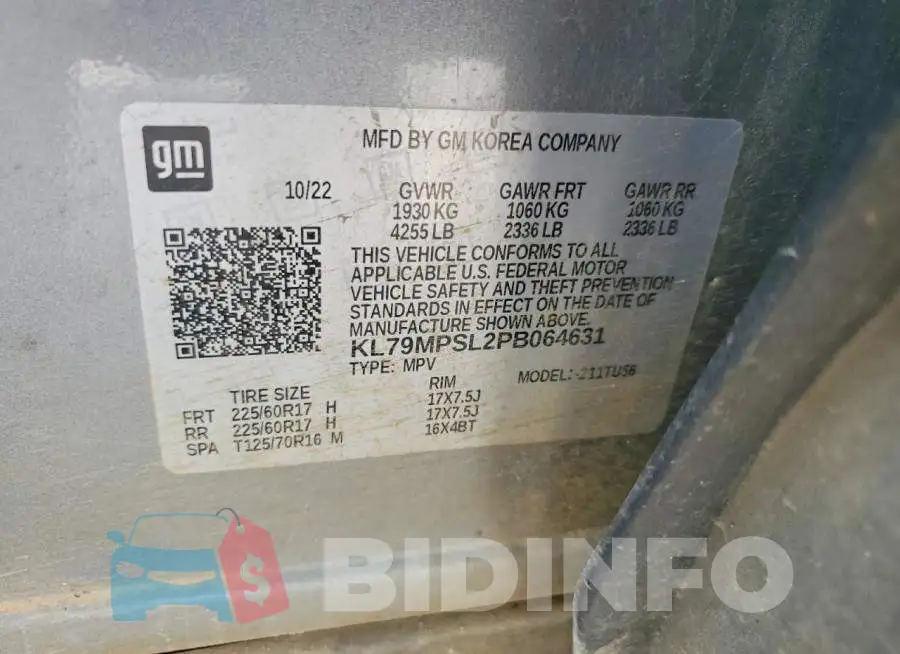 KL79MPSL2PB064631 Photo# 12