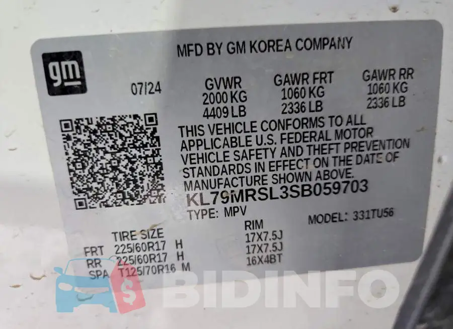 KL79MRSL3SB059703 Photo# 12