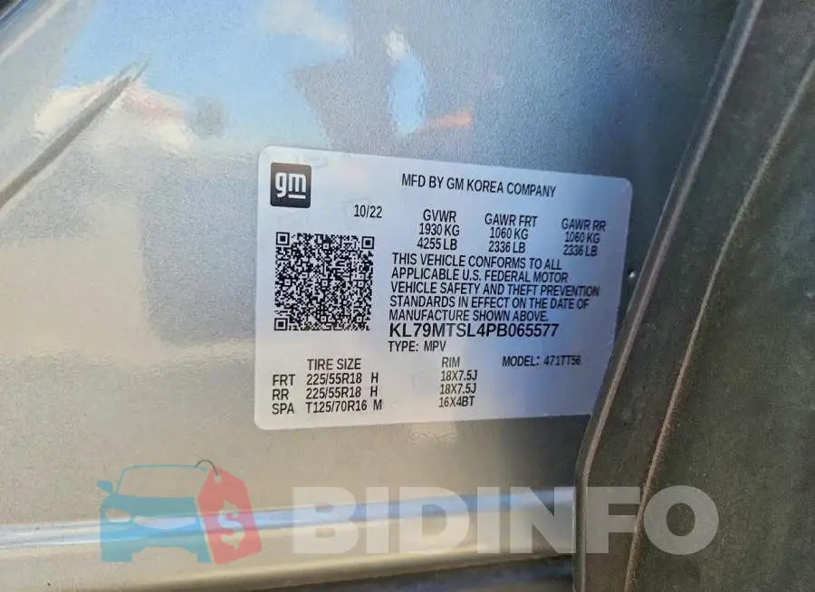 KL79MTSL4PB065577 Photo# 13