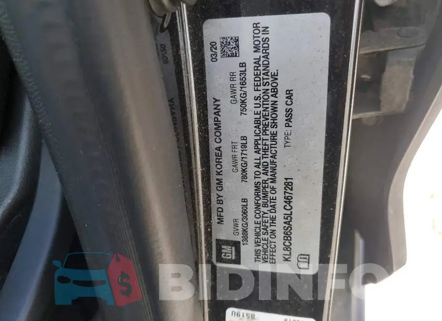 KL8CB6SA5LC467281 Photo# 12