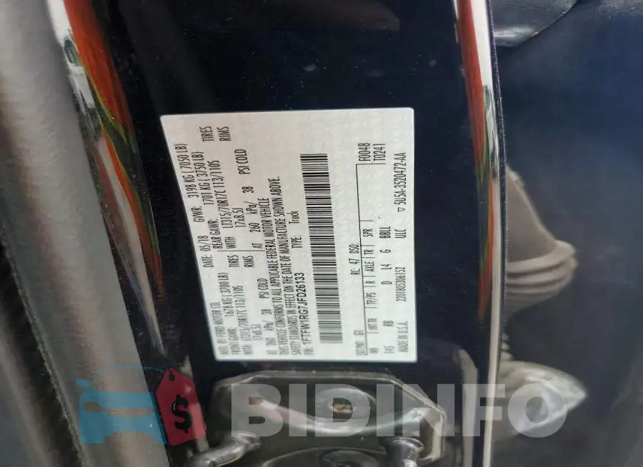1FTFW1RG7JFD26133 Photo# 12
