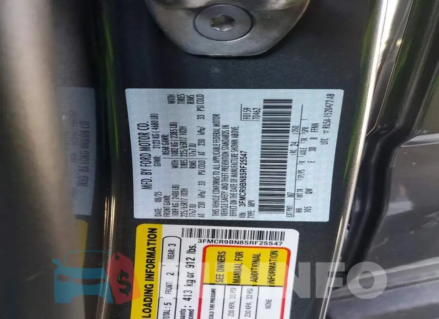 3FMCR9BN8SRF25547 Photo# 13