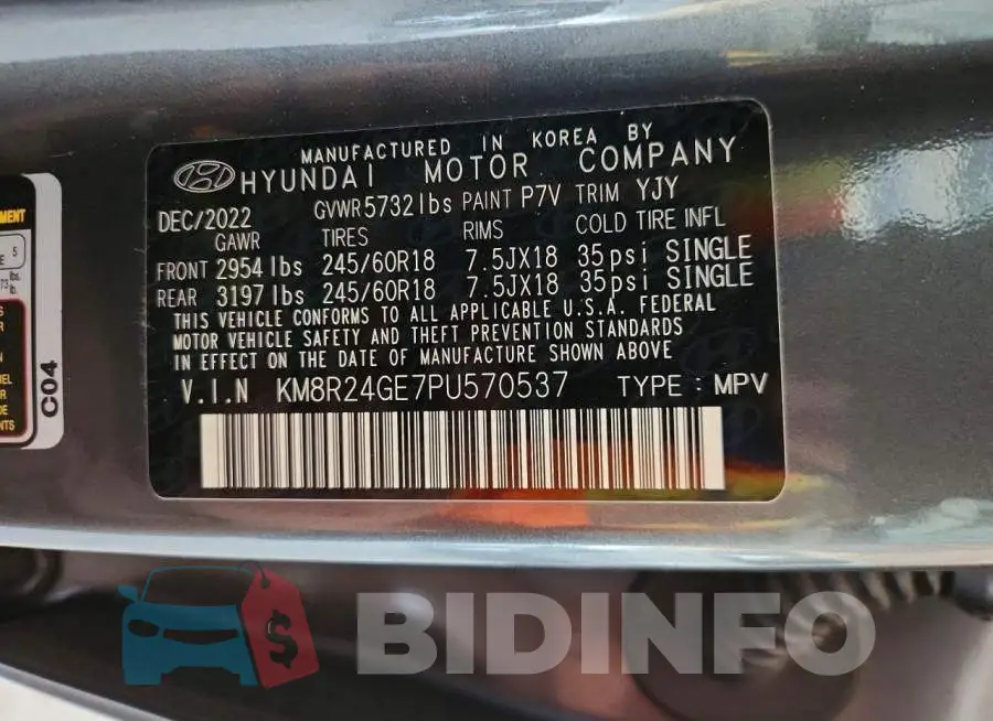KM8R24GE7PU570537 Photo# 14