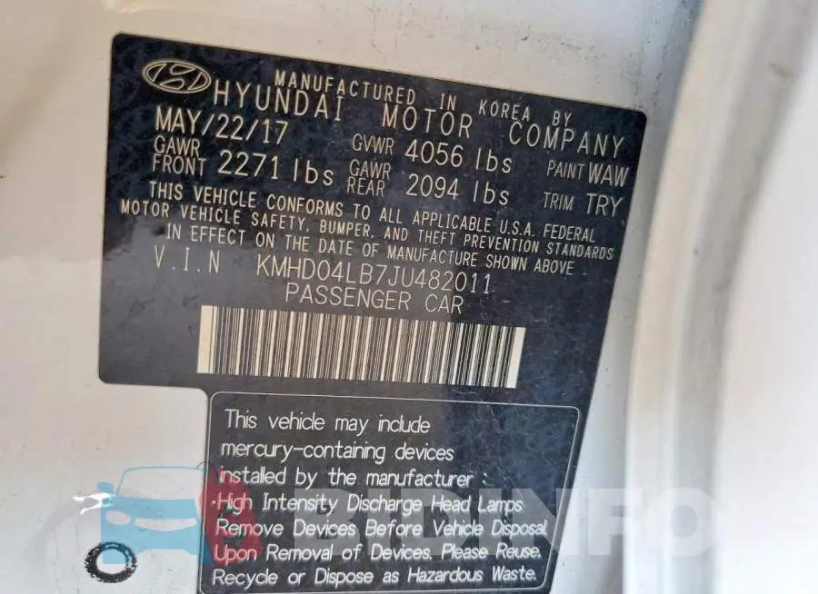KMHD04LB7JU482011 Photo# 13