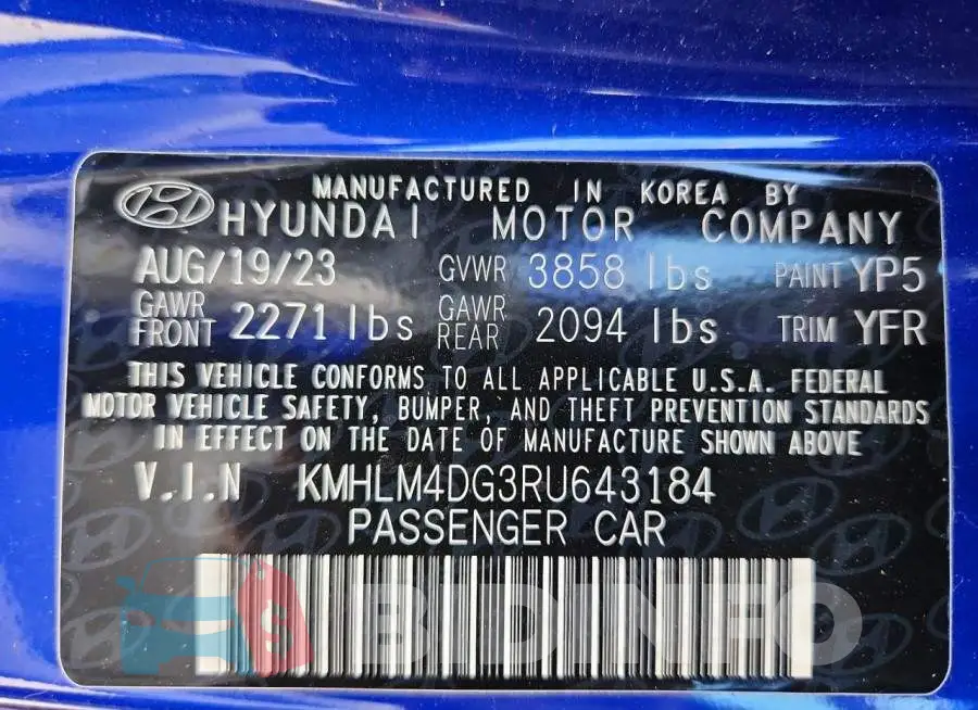 KMHLM4DG3RU643184 Photo# 12