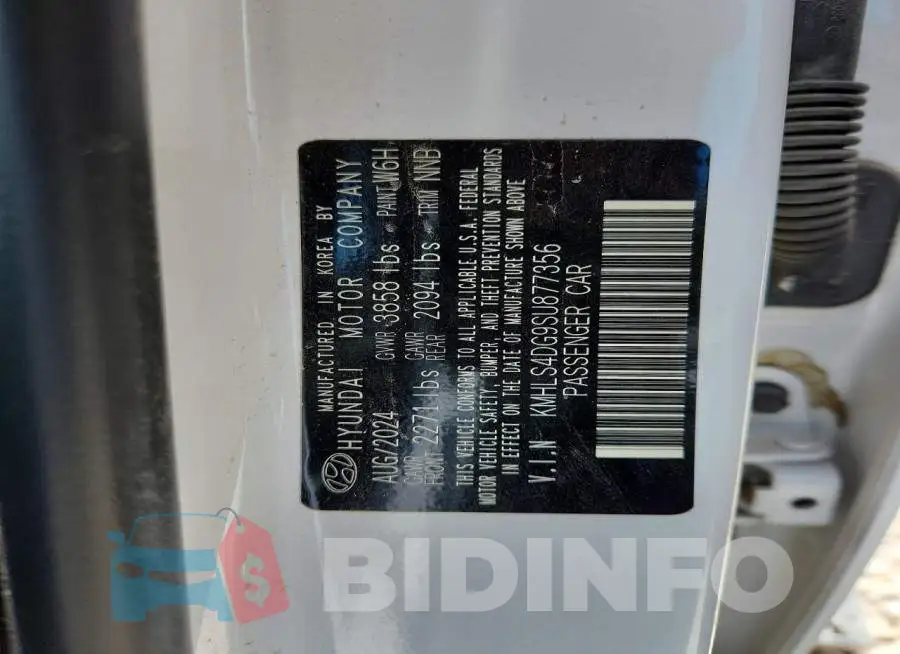 KMHLS4DG9SU877356 Photo# 12
