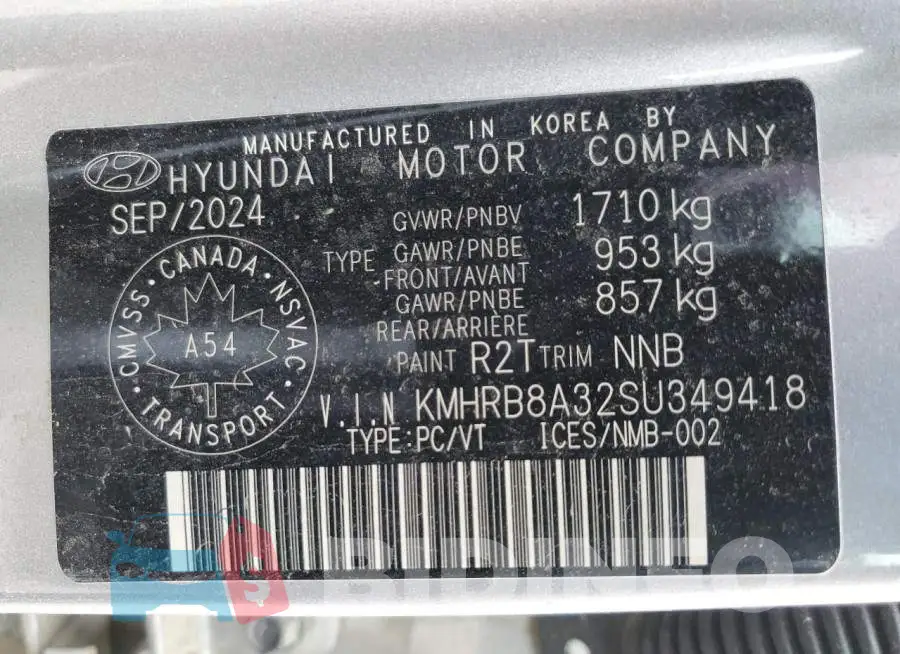 KMHRB8A32SU349418 Photo# 12