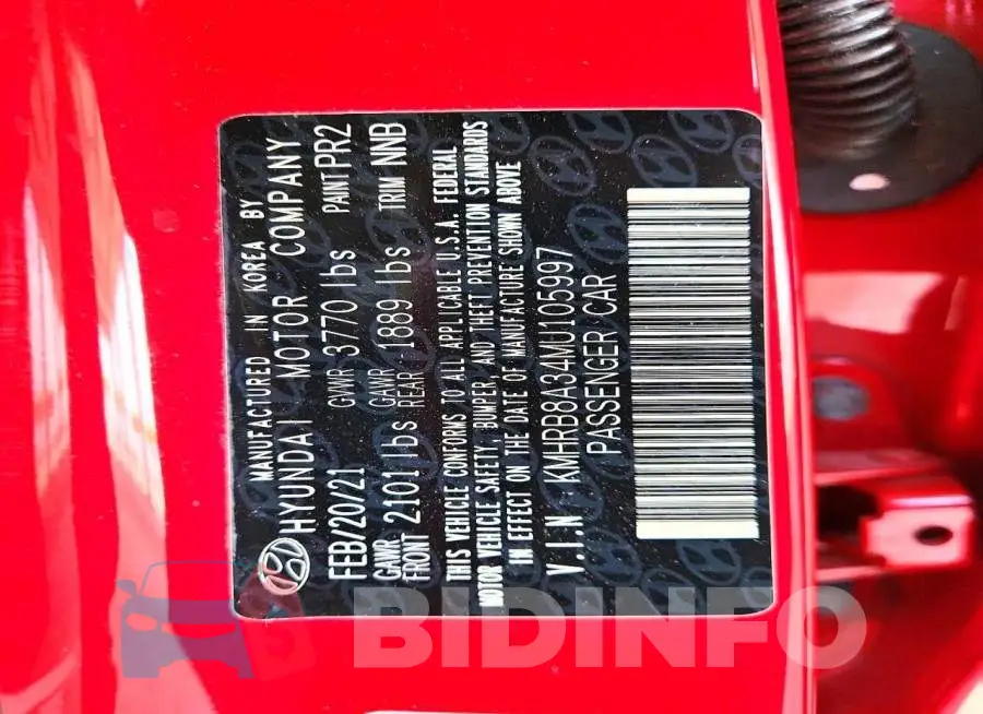 KMHRB8A34MU105997 Photo# 13
