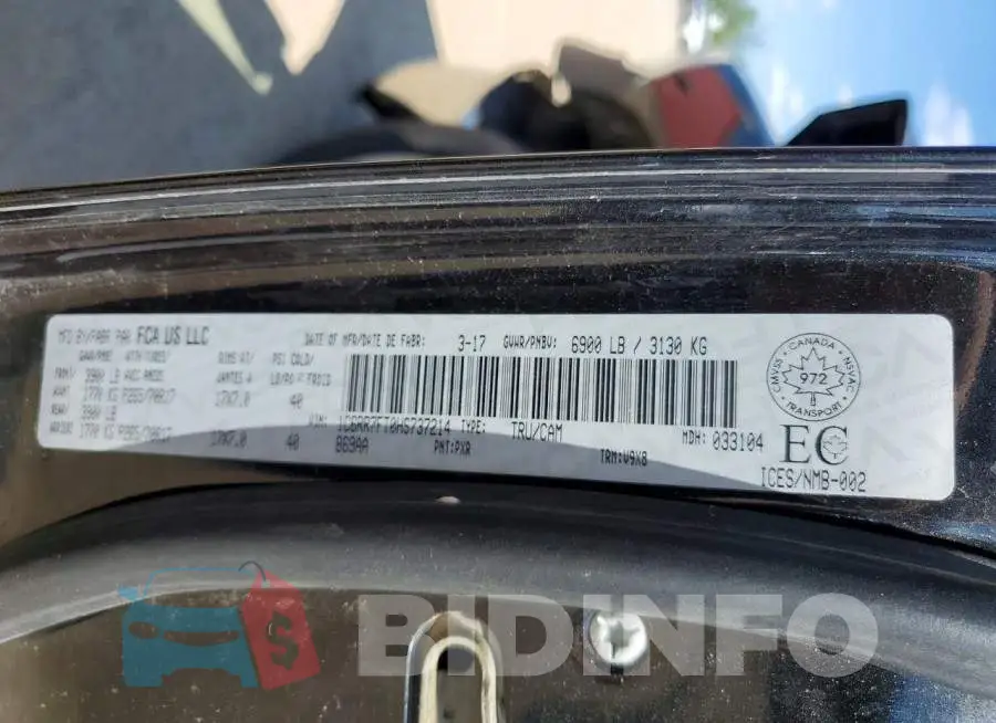 1C6RR7FT0HS737214 Photo# 12