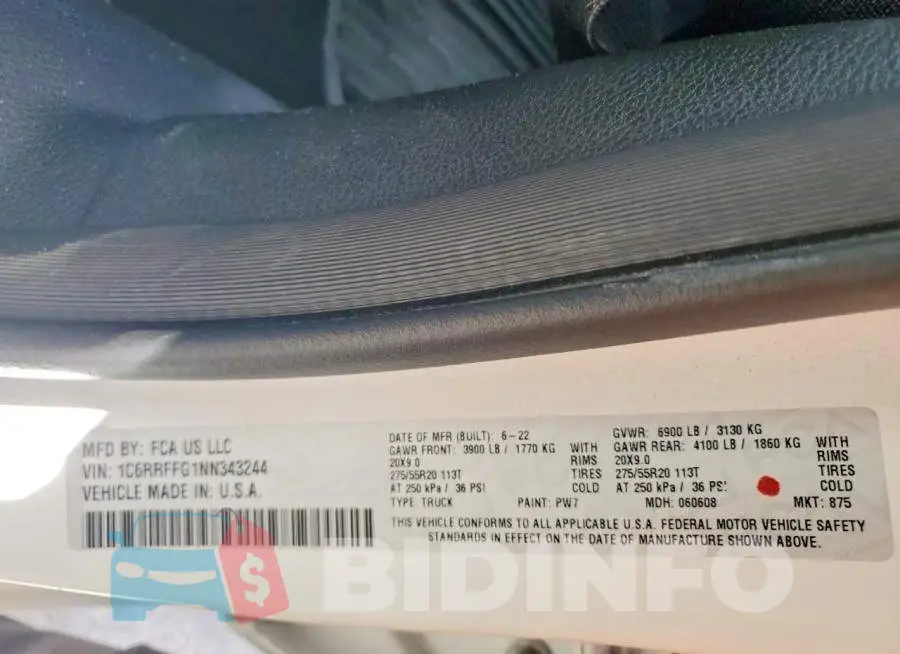 1C6RRFFG1NN343244 Photo# 12