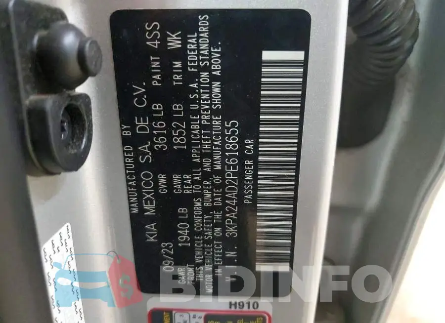 3KPA24AD2PE618655 Photo# 12