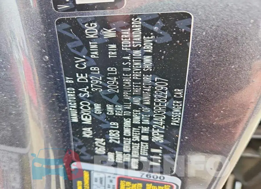 3KPF24AD3RE822907 Photo# 12
