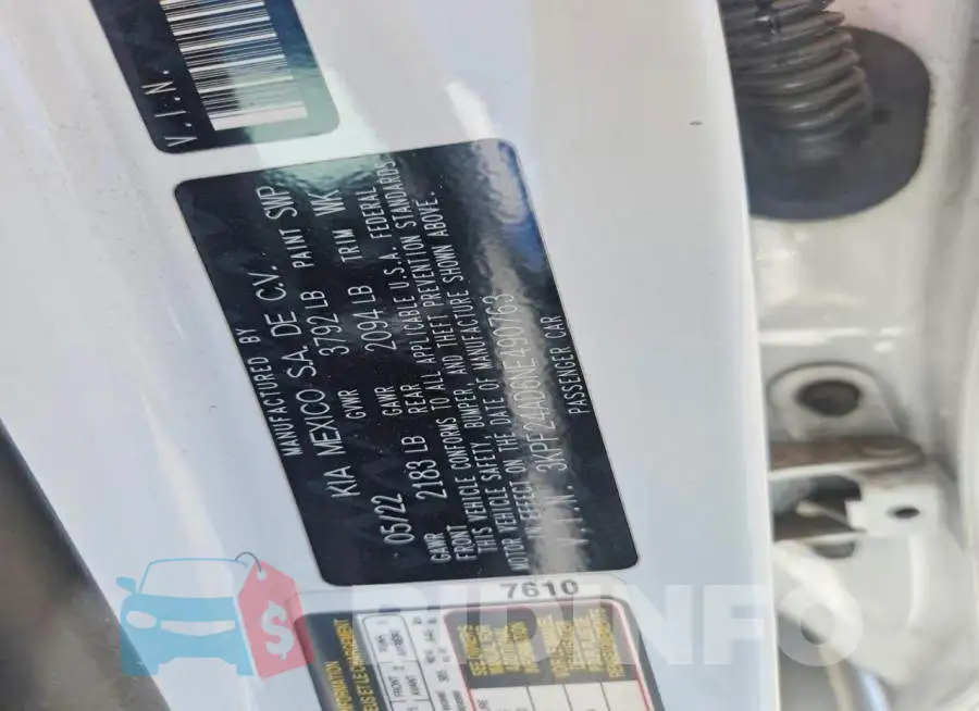 3KPF24AD6NE490763 Photo# 13