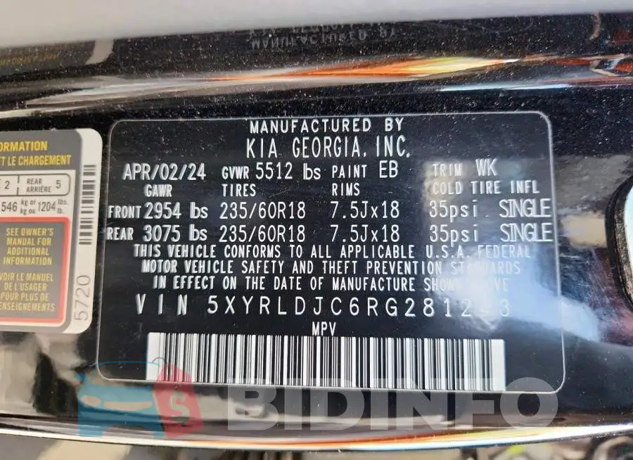 5XYRLDJC6RG281243 Photo# 13